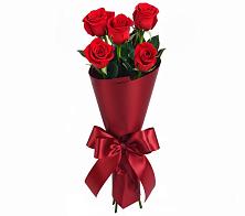 Букет 5 Красных роз Эдлесс Лав в Пролетарском Белгородской области