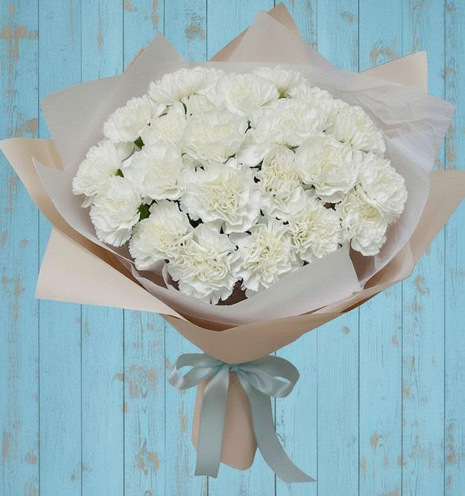 Букет цветов из: Гвоздики в Пролетарском Белгородской области