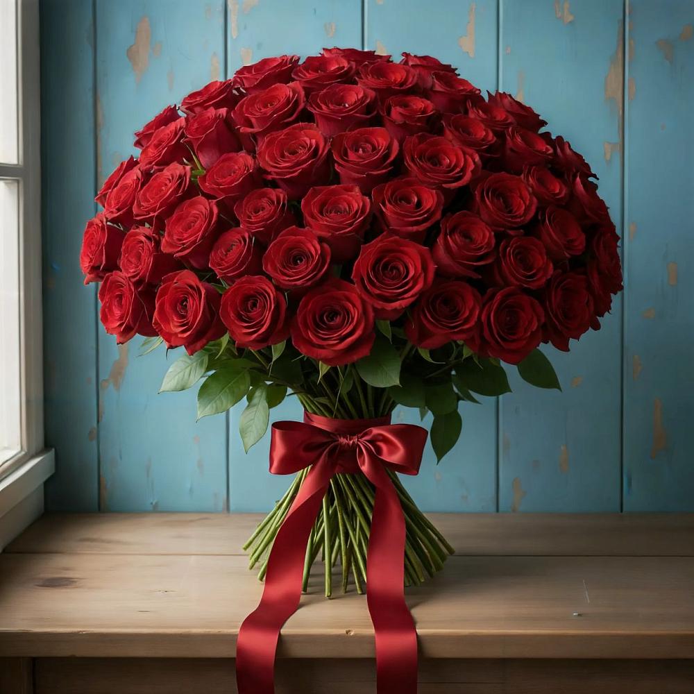 Букет Красные розы Блэк Меджик в Пролетарском Белгородской области