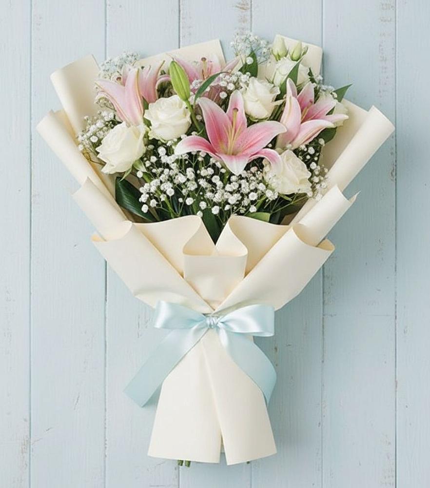 Букет цветов из: Лилии в Пролетарском Белгородской области