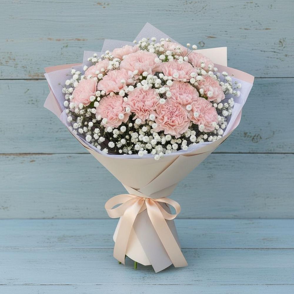 Букет цветов из: Гвоздики в Пролетарском Белгородской области