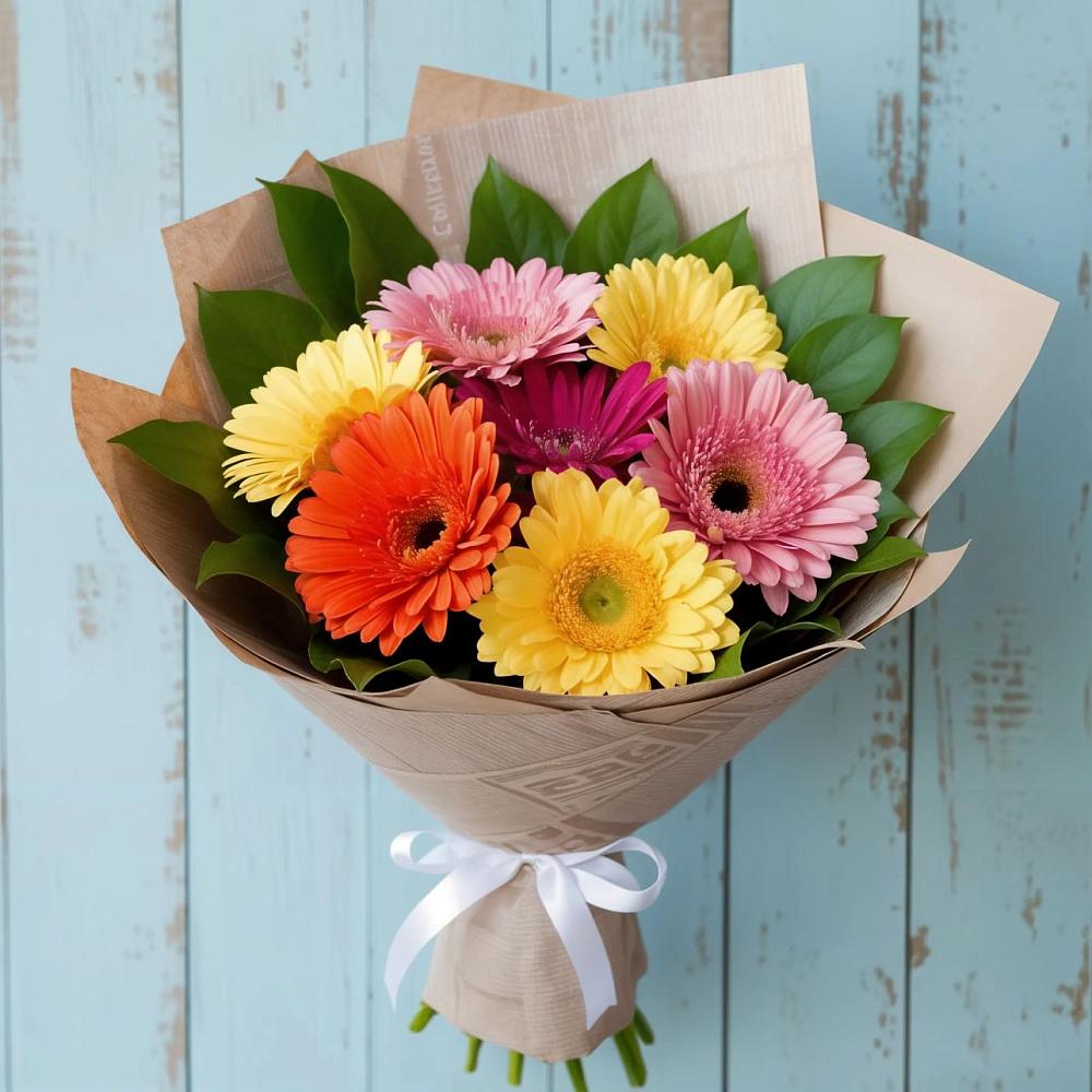Букет цветов из: Герберы в Пролетарском Белгородской области
