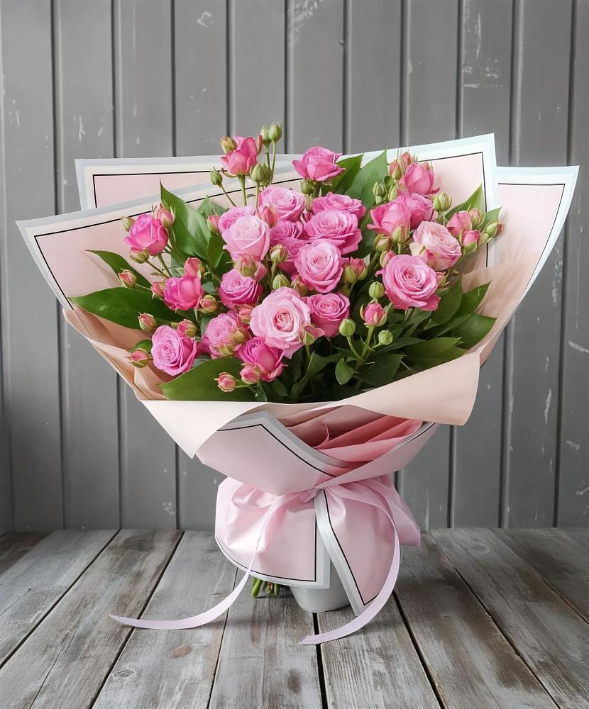 Букет Розовый кустик в Пролетарском Белгородской области