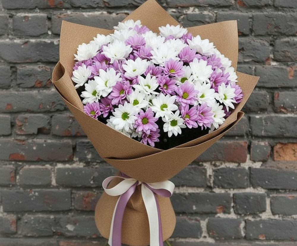Букет цветов из: Хризантемы в Пролетарском Белгородской области