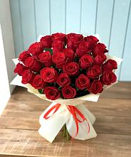 Букет 29 Красных роз в Пролетарском Белгородской области