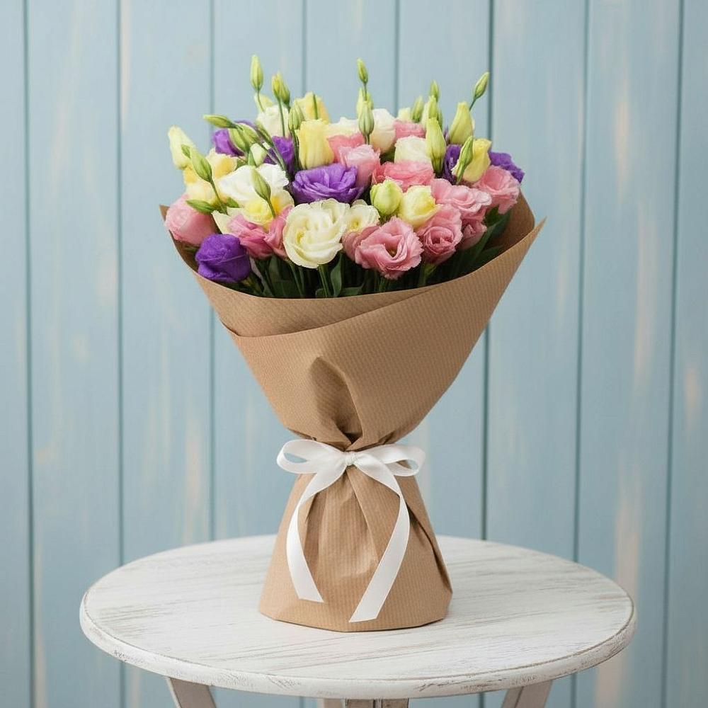 Букет цветов из: Лизиантусы в Пролетарском Белгородской области