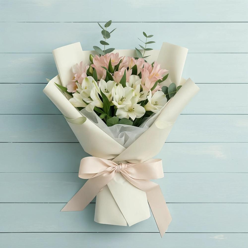 Букет цветов из: Альстромерии в Пролетарском Белгородской области