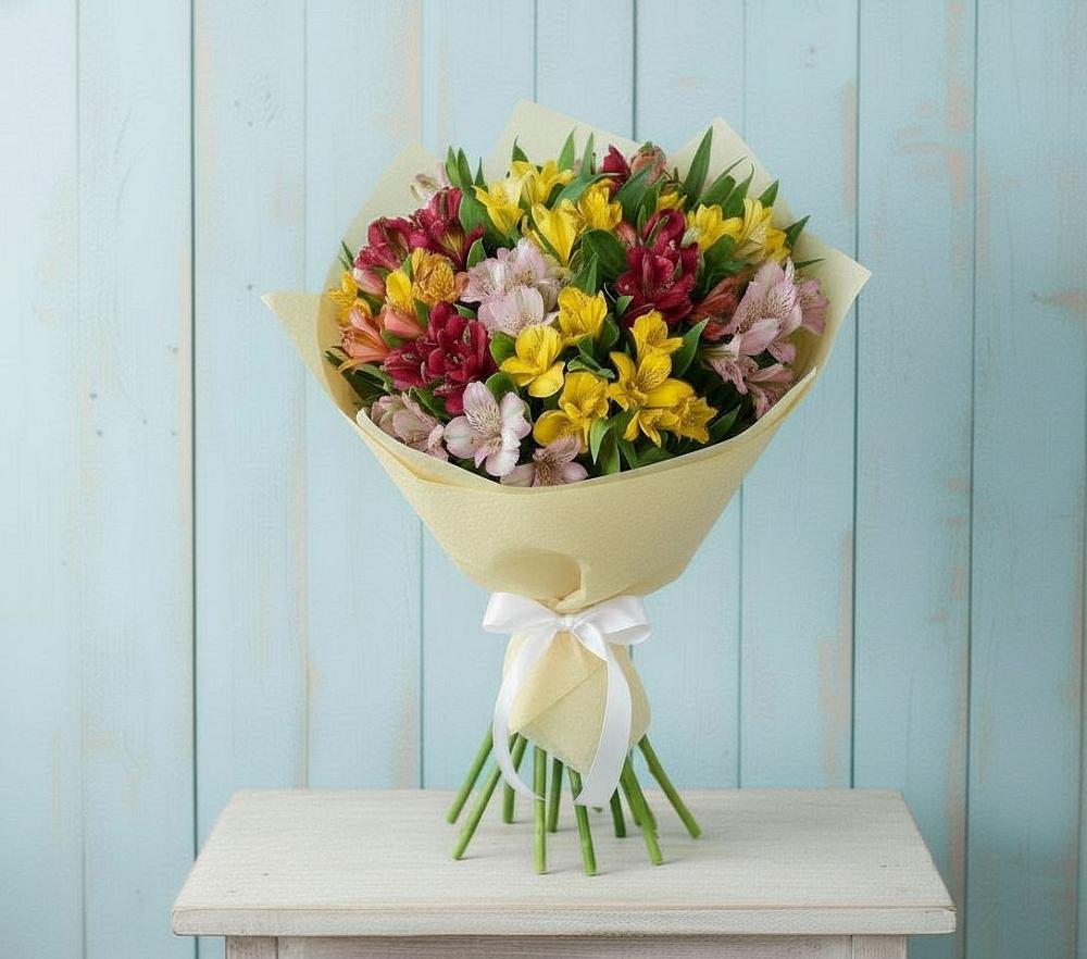 Букет цветов из: Альстромерии в Пролетарском Белгородской области