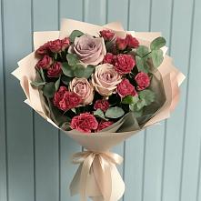 Букет цветов из:  Гвоздики и Розы в Пролетарском Белгородской области