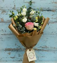 Букет цветов из:  Розы и Лизиантусы #REPLACE_PRED# Пролетарском Белгородской области