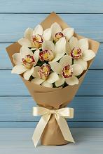 Букет цветов из:  Орхидеи и Розы в Пролетарском Белгородской области