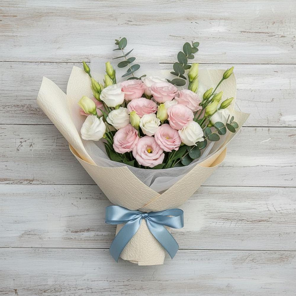 Букет цветов из: Лизиантусы в Пролетарском Белгородской области